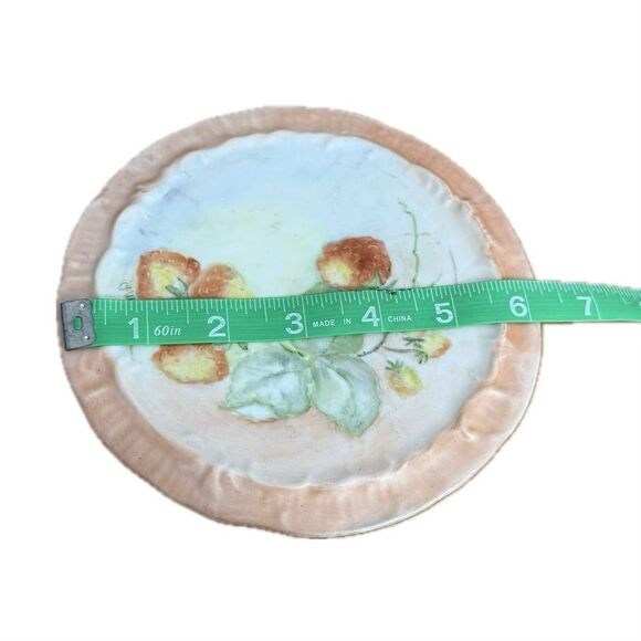 Vintage hand painted porcelain teapot coaster/trivet - Picture 3 of 5